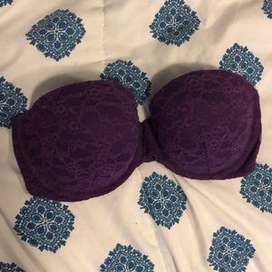 lace strapless victoria secret bra